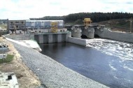 
 Первую энергию
из воды получили на Витебской ГЭС      