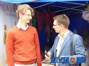 Руководитель латвийского фонда «Верус» Никс Балодис и заместитель исполнительного директора Ассоциации нанимателей и предпринимателей Владимир Лукьянов.