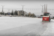 Технику для катков и лыжных трасс испытывают в Витебске (28.01.2019)