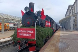   Уникальный передвижной музей «Поезд Победы» встретили в Витебске  
