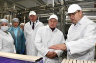 Глава области Николай Шерстнёв побывал на предприятии по производству детского питания (09.11.2021)
