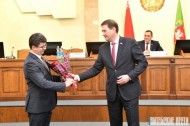 
 Активу области представили нового помощника Президента –
инспектора по Витебской области    
