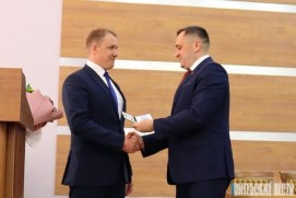 
 Председатель Витебского облисполкома Александр Субботин
представил нового главу Оршанского района    