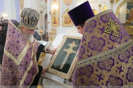 
 Крест Евфросинии Полоцкой прибыл в Витебск (09.03.2023)    