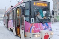 
 Фестивальный трамвай начал курсировать в Витебске в день
старта продаж билетов на «Славянский базар»    
