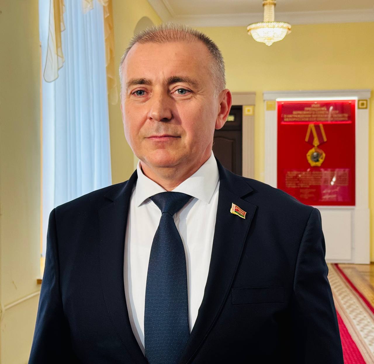 Первый заместитель главы администрации Президента Республики Беларусь Владимир Перцов представил региональной вертикали власти нового помощника Президента - инспектора по Витебской области Владимира Юргевича